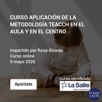 CURSO APLICACIÓN DE LA METODOLOGÍA TEACCH EN EL AULA Y EN EL CENTRO